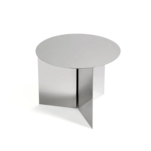 HAY - Slit Table Round Ø 45 x H 35.5 cm, spiegelpoliert